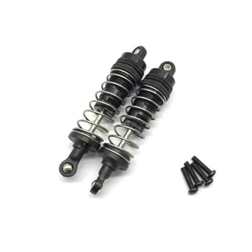 RC-Auto Stoßdämpfer Kompatibel Mit WLtoys 144001 RC Auto Upgrade Modifikation Ersatzteile Zubehör Stoßdämpfer 144001-1316(Black) von JVRWSC