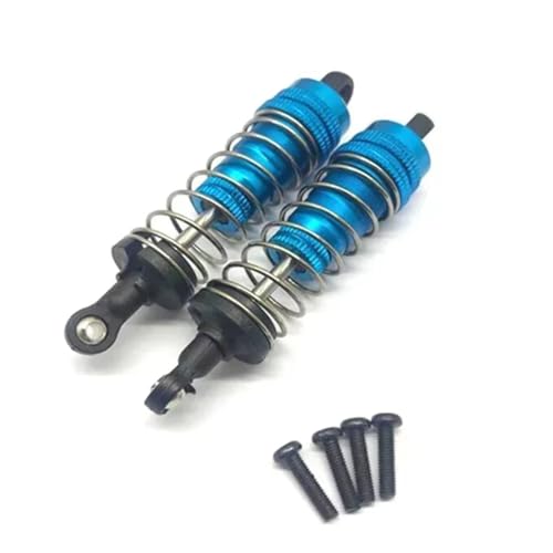 RC-Auto Stoßdämpfer Kompatibel Mit WLtoys 144001 RC-Auto-Upgrade-Modifikation Ersatzzubehör Stoßdämpfer 144001-1316(Blue) von JVRWSC