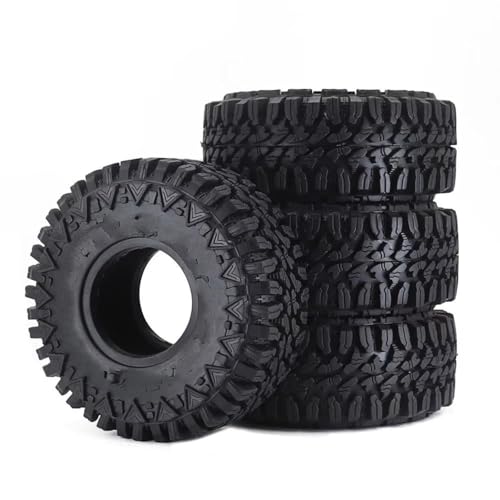 RC Autoreifen Felge Kompatibel Mit Traxxas Für Trx4 Für Axial D90 Tf2 1/10 RC Crawler Autoteile 4 Stück Diamantreifen 110 Mm * 45 Mm Schlamm Für Gelände 1,9 Radreifen RC Autoreifen Felge Kompatibel Mit Traxxas Für Trx4 Für Axial D90 Tf2 1/10 RC Crawler Autoteile 4 Stück Diamantreifen 110 Mm * 45 Mm Schlamm Für Gelände 1,9 Radreifen von JVRWSC