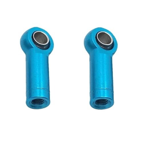 RC Car Spurstange 2X Metall M3 Link Rod End Joint 3MM Ball Kopf Loch L 4 5MM Für RC Auto LKW Upgrade Teil Ersatzteil(Blue) von JVRWSC