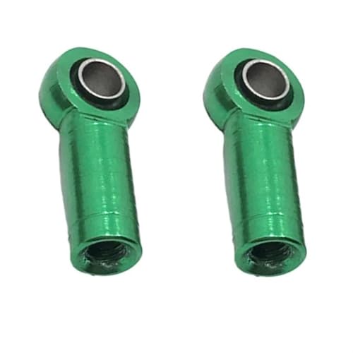 RC Car Spurstange 2X Metall M3 Link Rod End Joint 3MM Ball Kopf Loch L 4 5MM Für RC Auto LKW Upgrade Teil Ersatzteil(Green) von JVRWSC