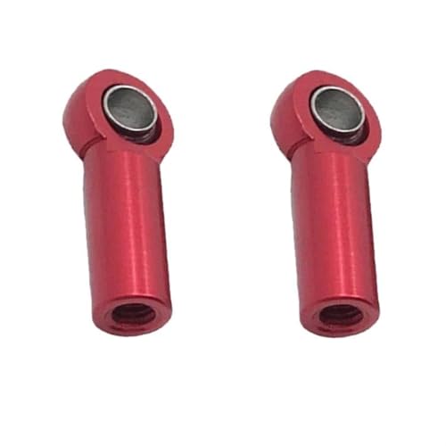 RC Car Spurstange 2X Metall M3 Link Rod End Joint 3MM Ball Kopf Loch L 4 5MM Für RC Auto LKW Upgrade Teil Ersatzteil(Red) von JVRWSC