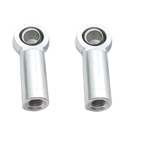 RC Car Spurstange 2X Metall M3 Link Rod End Joint 3MM Ball Kopf Loch L 4 5MM Für RC Auto LKW Upgrade Teil Ersatzteil(Silver) von JVRWSC