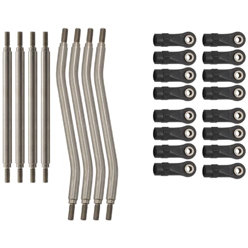 RC Car Spurstange Kompatibel Mit Axial Für Capra AXI03004 Stahl Suspension Link Rod Linkage Lenkung Zugstange 1/10 RC Crawler Auto Upgrade Teile von JVRWSC