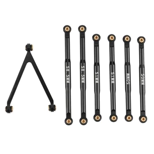 RC Car Spurstange Kompatibel Mit Axial Für SCX24 C10 AXI00001 AXI00002 1/24 RC Crawler Auto Upgrade Teile Metall Link Linkage Zugstange Spurstange Set von JVRWSC