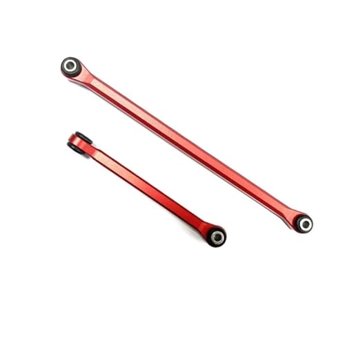 RC Car Spurstange Kompatibel Mit Axial Für UTB18 1/18 RC Autoteil Aluminiumlegierung Langlebige Lenkstange RC-Upgrade-Teil Lenkgestänge Spurstange(Red) von JVRWSC