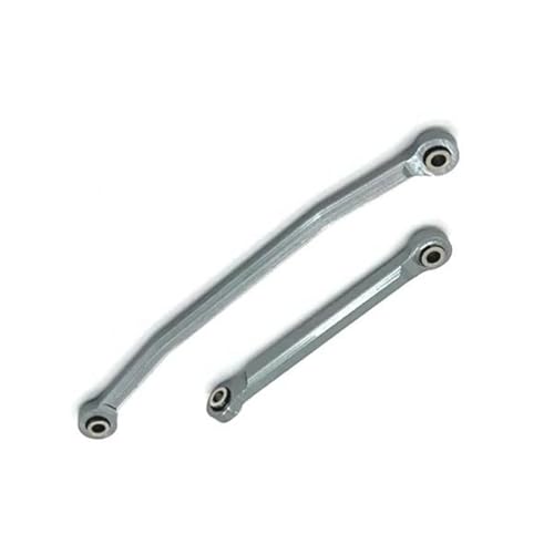 RC Car Spurstange Kompatibel Mit FMS FCX24 1/24 RC Crawler Auto Upgrades Teile Zubehör Metall Lenkstangen Lenkgestänge Spurstangen(Gray) von JVRWSC