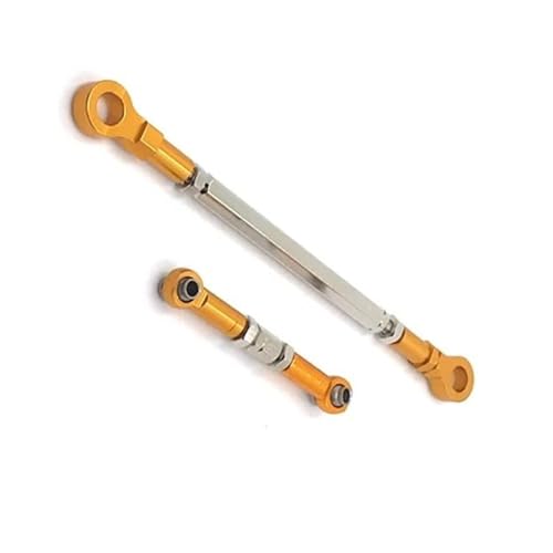 RC Car Spurstange Kompatibel Mit HB Für Toys ZP1001 ZP1002 ZP1003 ZP1004 ZP1008 Metall Lenkung Link Servo Link Stange Lenkgestänge 1/10 RC Auto Teile(Yellow) von JVRWSC
