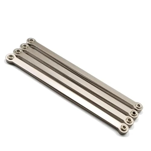 RC Car Spurstange Kompatibel Mit HPI Für Venture 1/10 RC-Autoteil, RC-Autozubehör, Ersatzteile, 4-teiliges Lenkstangenset Aus Aluminiumlegierung(Gray) von JVRWSC