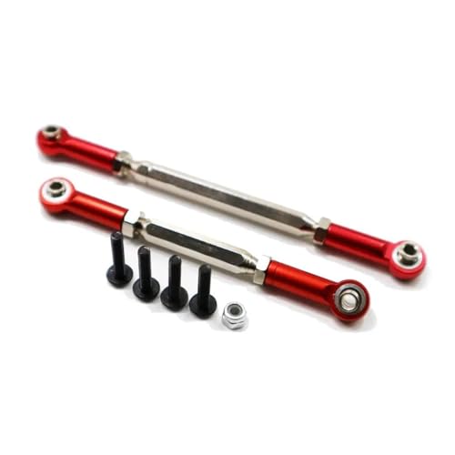RC Car Spurstange Kompatibel Mit HPI Für Venture 1/10 RC Crawler Auto-Upgrade-Teile RC-Lenkstange Aus Aluminiumlegierung Stärkere Lenkstange(Red) von JVRWSC