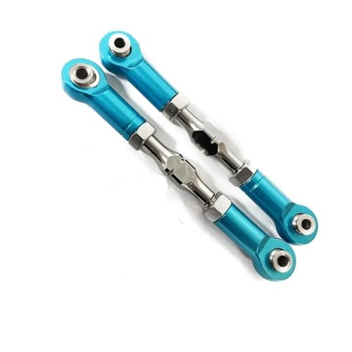 RC Car Spurstange Kompatibel Mit LOSI Für Baja Für Rey 4WD 1/10 RC-Autoteil, RC-Autozubehör, Ersatzteile, Langlebige Lenkstange Aus Aluminiumlegierung(Blue) von JVRWSC