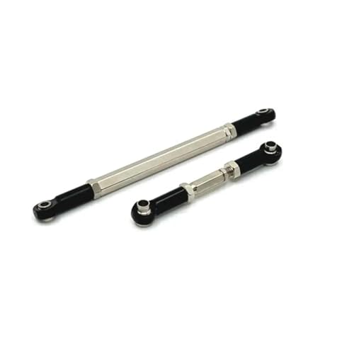RC Car Spurstange Kompatibel Mit MN MN82 LC79 MN78 1/12 RC-Autoteil, Langlebige Lenkstange Aus Aluminiumlegierung, Lenkgestänge, Spurstange(Black) von JVRWSC