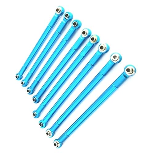 RC Car Spurstange Kompatibel Mit MN86S MN86 MN86KS MN86K Für MN G500 Upgrade Teile 8PCS Metall Zugstange Link Stange Gestänge 1/12 RC Auto Zubehör(Blue) von JVRWSC