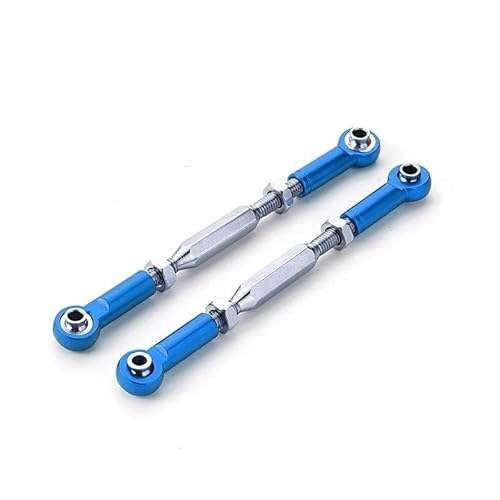 RC Car Spurstange Kompatibel Mit Slash 4x4 1/10 Off-Road RC-Upgrade-Teil Lenkstange RC-Autoteil Langlebige Lenkgestänge Spurstange(Dark Blue) von JVRWSC