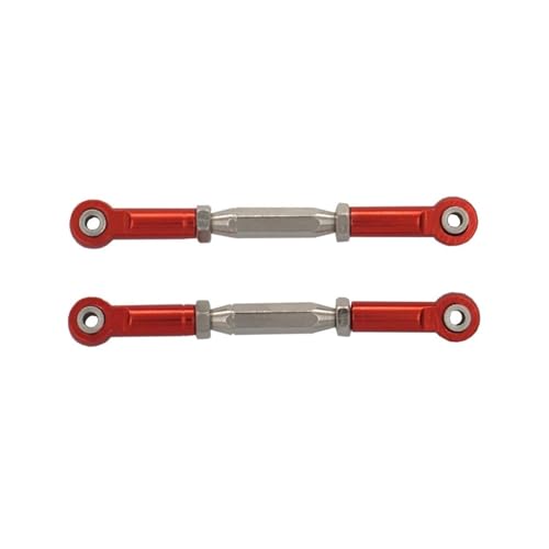 RC Car Spurstange Kompatibel Mit Traxxas Für Slash 4X4 5807 HQ727, 2-teiliges Verstellbares Lenkgestänge Aus Metall, Servoverbindung, Zugstange, 1/10 RC-Autoteile von JVRWSC