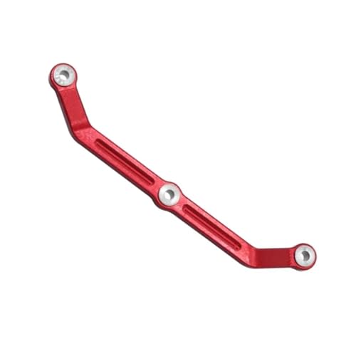 RC Car Spurstange Kompatibel Mit Traxxas Für TRX-4M 1/18 RC Crawler Auto Upgrade Teile Aluminiumlegierung Lenkgestänge Verbindungsstange RC Auto Verbindungsstange(Red) von JVRWSC