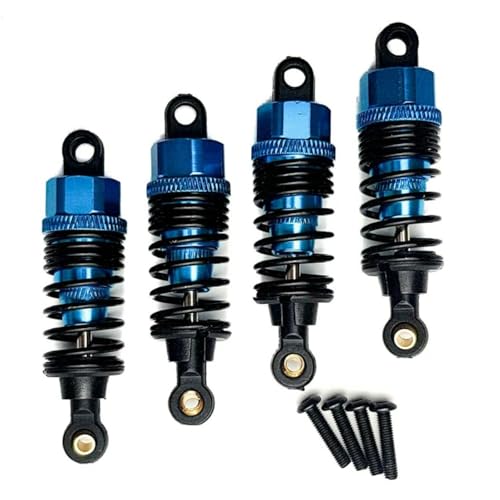 RC Spielzeugautoteile Für Tamiya Für TT02 1/10 RC Chassis Auto DIY Rc Spielzeug Zubehör Einstellbare Stoßdämpfer Suspension Dämpfer Geändert Teile(Blue) von JVRWSC