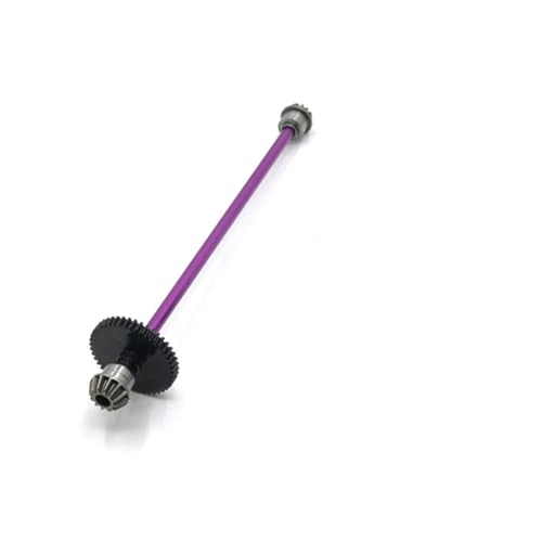 RC Spielzeugautoteile Für Wltoys 144001 144002 144010 1/14 RC Auto Upgrade Teile Mitte Antriebswelle Montage Stahl Untersetzungsgetriebe 27T Motor Getriebe Ersatzteile(Purple) von JVRWSC