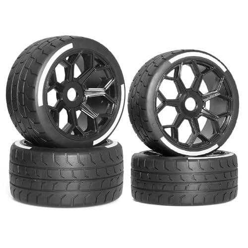 RC Spielzeugautoteile Kompatibel Mit Arrma Für Felony Für FSR Für Modell GT FS 1/7 RC Car Upgrade-Teile Zubehör 4 Stück 53/107 42/100 Reifen 17 Mm Radsechskant von JVRWSC