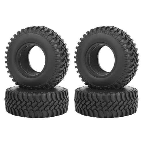 RC Spielzeugautoteile Kompatibel Mit Axial Für SCX10 D90 Für Tamiya CC01 1:10 RC Für Rock Crawler 1,9 Zoll Reifen 4 Stück 100 Mm 1,9 Zoll Gummireifen Mit Schaumstoffeinsätzen von JVRWSC