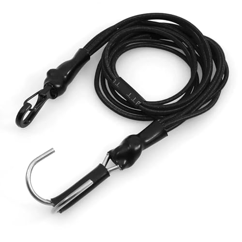 RC Spielzeugautoteile Kompatibel Mit Axial Für SCX10 I II III Für TRAXXAS Für TRX4 D90 1/10 RC Auto Kinetische Winde Strap Für Flucht Seil Rettungs Anhänger Haken(Black) von JVRWSC