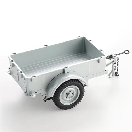 RC Spielzeugautoteile Kompatibel Mit FMS Für LC80 K10 FJ Für Cruiser Für Bronx 1/12 Für Jimny FJ45 H1 Für Hummer 1/18 RC Car Utility Trailer(Black,B) von JVRWSC