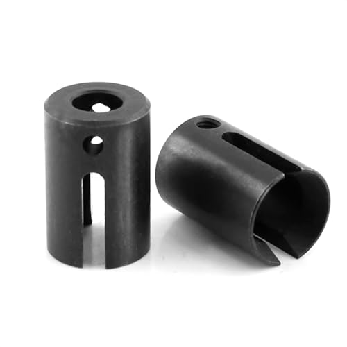 RC Spielzeugautoteile Kompatibel Mit TRAXXAS Für E-Revo 2.0 Für VXL Für Brushless 86086-4 1/10 RC-Auto-Upgrade-Teile-Zubehör 2 Stück Stahl-Antriebsbecher 8652 8652X(Black) von JVRWSC