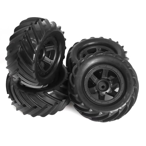RC Spielzeugautoteile Kompatibel Mit TRAXXAS Für E-Revo Für MJX 16207 1/16 RC Auto Upgrade-Teile 4 Stück 90 Mm Für Monster Truck Für Buggy-Reifen Rad 12 Mm Sechskant von JVRWSC