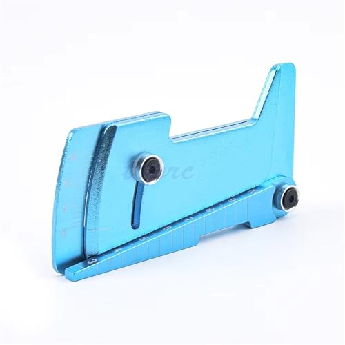 RC Spielzeugautoteile Kompatibel Mit Tamiya Für HSP Für HPI 1/8 1/10 RC-Auto, Verstellbares Lineal Für Einstellen des RC-Auto-Felgensturzes 15 Grad Für Hobby-Werkzeuge CNC(Blue) von JVRWSC
