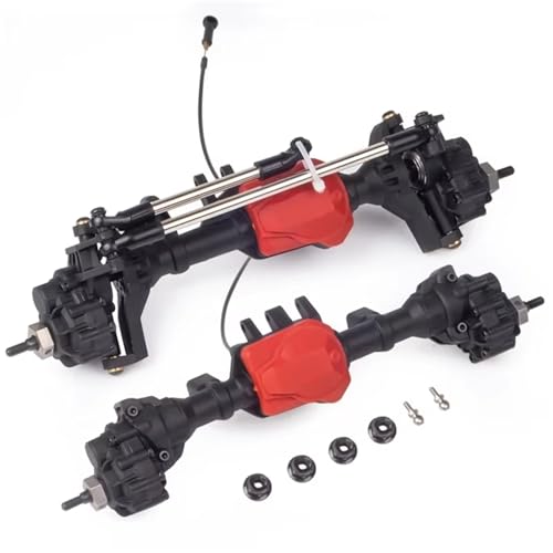 RC Spielzeugautoteile Kompatibel Mit Traxxas Für TRX4 1/10 Für Rock Crawler Car Ersetzen Sie Upgrades Teile RC Car Metall Vordere Und Hintere Portalachsen von JVRWSC
