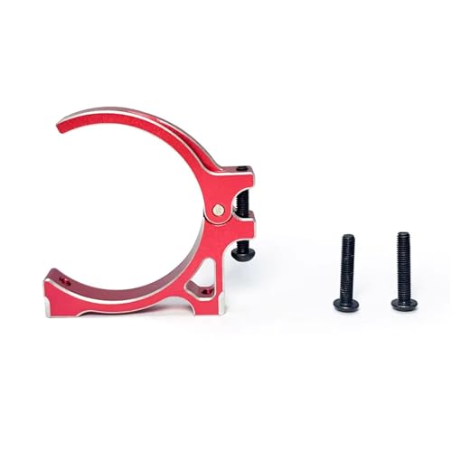 RC Spielzeugautoteile Kompatibel mit 4068 4082 4092 4074 4274 4268 bürstenlosem Motorkühlgebläse für 1/10 1/8 RC-Car 40x40mm Aluminium-Lüfterhalter(Red) von JVRWSC