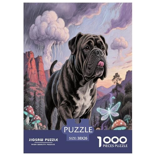 Amerikanische Bulldog Premium 1000 Teile Puzzle Premium Quality Geschicklichkeitsspiel Für Die Ganze Familie Süße Haustiere Spielzeug Ab 14 Jahren 38x26cm/1000pcs Amerikanische Bulldog Premium 1000 Teile Puzzle Premium Quality Geschicklichkeitsspiel Für Die Ganze Familie Süße Haustiere Spielzeug Ab 14 Jahren 38x26cm/1000pcs von JWEGVOSAY