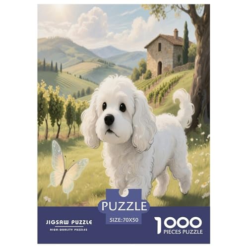Bolognese Premium 1000 Teile Puzzle Premium Quality Dekompressionsspiel Süße Haustiere Geschenkideen Für Erwachsene Und Kinder Ab 12 Jahren 70x50cm/1000pcs Bolognese Premium 1000 Teile Puzzle Premium Quality Dekompressionsspiel Süße Haustiere Geschenkideen Für Erwachsene Und Kinder Ab 12 Jahren 70x50cm/1000pcs von JWEGVOSAY