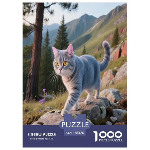 Britische Kurzhaare 1000 Teile Puzzle Unmöglich Dekompressionsspiel Süße Haustiere Spielzeug Für Erwachsene Und Kinder Ab 12 Jahren 38x26cm/1000pcs Britische Kurzhaare 1000 Teile Puzzle Unmöglich Dekompressionsspiel Süße Haustiere Spielzeug Für Erwachsene Und Kinder Ab 12 Jahren 38x26cm/1000pcs von JWEGVOSAY