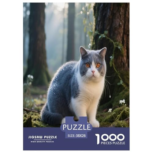 Britische Kurzhaare Premium 1000 Teile Puzzle Unmöglich Geschicklichkeitsspiel Für Die Ganze Familie Süße Haustiere Geschenkideen Für Erwachsene Und Kinder Ab 12 Jahren 38x26cm/1000pcs Britische Kurzhaare Premium 1000 Teile Puzzle Unmöglich Geschicklichkeitsspiel Für Die Ganze Familie Süße Haustiere Geschenkideen Für Erwachsene Und Kinder Ab 12 Jahren 38x26cm/1000pcs von JWEGVOSAY