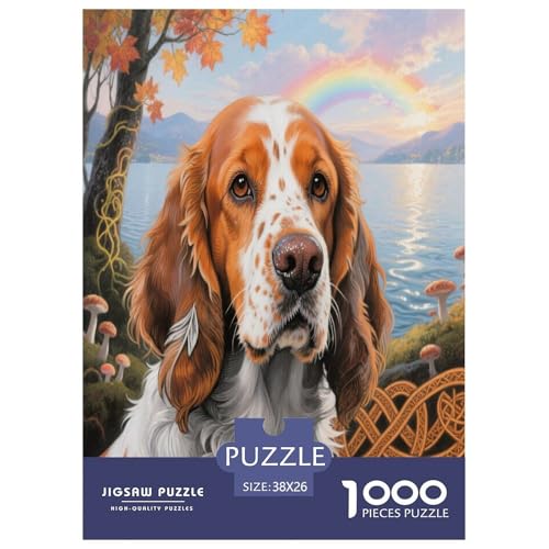 Der Der Clumber Spaniel 1000 Teile Puzzle Unmöglich Geschicklichkeitsspiel Für Die Ganze Familie Süße Haustiere Geschenkideen Ab 14 Jahren 38x26cm/1000pcs Der Der Clumber Spaniel 1000 Teile Puzzle Unmöglich Geschicklichkeitsspiel Für Die Ganze Familie Süße Haustiere Geschenkideen Ab 14 Jahren 38x26cm/1000pcs von JWEGVOSAY