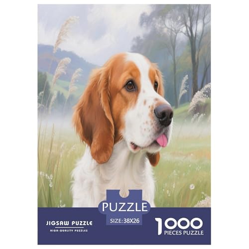 Der Der Clumber Spaniel 1000 Teile Puzzle Unmöglich Geschicklichkeitsspiel Für Die Ganze Familie Süße Haustiere Geschenkideen Für Erwachsene Und Kinder Ab 12 Jahren 38x26cm/1000pcs Der Der Clumber Spaniel 1000 Teile Puzzle Unmöglich Geschicklichkeitsspiel Für Die Ganze Familie Süße Haustiere Geschenkideen Für Erwachsene Und Kinder Ab 12 Jahren 38x26cm/1000pcs von JWEGVOSAY