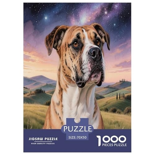 Der Staffordshire Bull Terrier 1000 Teile Puzzle Unmöglich Dekompressionsspiel Süße Haustiere Geschenkideen Für Erwachsene Und Kinder Ab 12 Jahren 70x50cm/1000pcs Der Staffordshire Bull Terrier 1000 Teile Puzzle Unmöglich Dekompressionsspiel Süße Haustiere Geschenkideen Für Erwachsene Und Kinder Ab 12 Jahren 70x50cm/1000pcs von JWEGVOSAY
