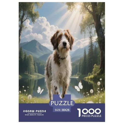 Deutscher Wirehaired Pointer 1000 Teile Puzzle Unmöglich Dekompressionsspiel Süße Haustiere Spielzeug Für Erwachsene Und Kinder Ab 12 Jahren 38x26cm/1000pcs Deutscher Wirehaired Pointer 1000 Teile Puzzle Unmöglich Dekompressionsspiel Süße Haustiere Spielzeug Für Erwachsene Und Kinder Ab 12 Jahren 38x26cm/1000pcs von JWEGVOSAY