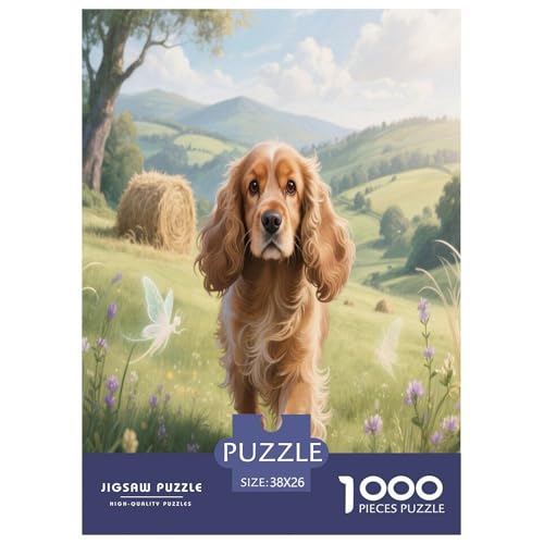 Englischer Cocker Spaniel Premium 1000 Teile Puzzle Premium Quality Geschicklichkeitsspiel Für Die Ganze Familie Süße Haustiere Geschenkideen Ab 14 Jahren 38x26cm/1000pcs Englischer Cocker Spaniel Premium 1000 Teile Puzzle Premium Quality Geschicklichkeitsspiel Für Die Ganze Familie Süße Haustiere Geschenkideen Ab 14 Jahren 38x26cm/1000pcs von JWEGVOSAY