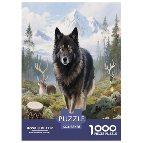 Finnischer Lapphund 1000 Teile Puzzle Premium Quality Dekompressionsspiel Süße Haustiere Spielzeug Kinder Ab 14 Jahren 38x26cm/1000pcs Finnischer Lapphund 1000 Teile Puzzle Premium Quality Dekompressionsspiel Süße Haustiere Spielzeug Kinder Ab 14 Jahren 38x26cm/1000pcs von JWEGVOSAY