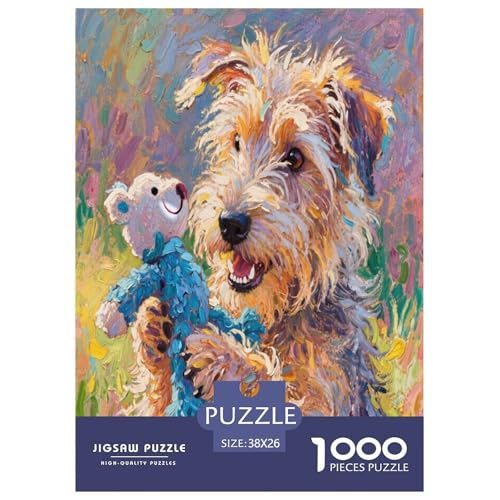 Irischer Terrier Premium 1000 Teile Puzzle Premium Quality Geschicklichkeitsspiel Für Die Ganze Familie Süße Haustiere Spielzeug Kinder Ab 14 Jahren 38x26cm/1000pcs Irischer Terrier Premium 1000 Teile Puzzle Premium Quality Geschicklichkeitsspiel Für Die Ganze Familie Süße Haustiere Spielzeug Kinder Ab 14 Jahren 38x26cm/1000pcs von JWEGVOSAY