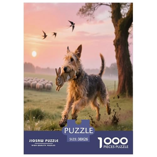 Irischer Terrier Premium 1000 Teile Puzzle Unmöglich Dekompressionsspiel Süße Haustiere Geschenkideen Kinder Ab 14 Jahren 38x26cm/1000pcs Irischer Terrier Premium 1000 Teile Puzzle Unmöglich Dekompressionsspiel Süße Haustiere Geschenkideen Kinder Ab 14 Jahren 38x26cm/1000pcs von JWEGVOSAY