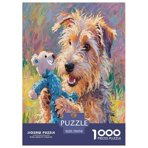 Irischer Terrier Premium 1000 Teile Puzzle Unmöglich Geschicklichkeitsspiel Für Die Ganze Familie Süße Haustiere Spielzeug Ab 14 Jahren 70x50cm/1000pcs Irischer Terrier Premium 1000 Teile Puzzle Unmöglich Geschicklichkeitsspiel Für Die Ganze Familie Süße Haustiere Spielzeug Ab 14 Jahren 70x50cm/1000pcs von JWEGVOSAY
