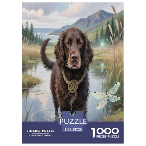 Irischer Wasserspaniel 1000 Teile Puzzle Unmöglich Dekompressionsspiel Süße Haustiere Spielzeug Kinder Ab 14 Jahren 38x26cm/1000pcs Irischer Wasserspaniel 1000 Teile Puzzle Unmöglich Dekompressionsspiel Süße Haustiere Spielzeug Kinder Ab 14 Jahren 38x26cm/1000pcs von JWEGVOSAY