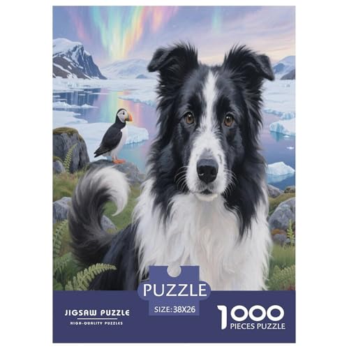 Isländischer Schäferhund 1000 Teile Puzzle Premium Quality Dekompressionsspiel Süße Haustiere Spielzeug Für Erwachsene Und Kinder Ab 12 Jahren 38x26cm/1000pcs Isländischer Schäferhund 1000 Teile Puzzle Premium Quality Dekompressionsspiel Süße Haustiere Spielzeug Für Erwachsene Und Kinder Ab 12 Jahren 38x26cm/1000pcs von JWEGVOSAY