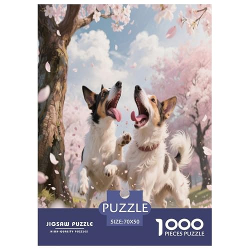 Japanischer Spitz 1000 Teile Puzzle Premium Quality Geschicklichkeitsspiel Für Die Ganze Familie Süße Haustiere Spielzeug Kinder Ab 14 Jahren 70x50cm/1000pcs Japanischer Spitz 1000 Teile Puzzle Premium Quality Geschicklichkeitsspiel Für Die Ganze Familie Süße Haustiere Spielzeug Kinder Ab 14 Jahren 70x50cm/1000pcs von JWEGVOSAY