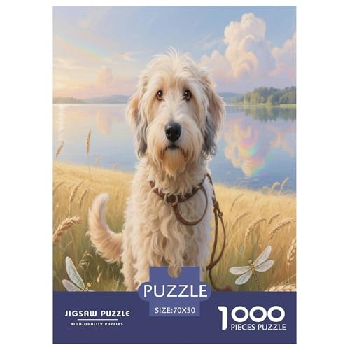 Komondor Premium 1000 Teile Puzzle Premium Quality Dekompressionsspiel Süße Haustiere Spielzeug Ab 14 Jahren 70x50cm/1000pcs Komondor Premium 1000 Teile Puzzle Premium Quality Dekompressionsspiel Süße Haustiere Spielzeug Ab 14 Jahren 70x50cm/1000pcs von JWEGVOSAY