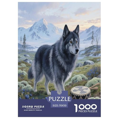 Lapponischer Hirte Premium 1000 Teile Puzzle Unmöglich Geschicklichkeitsspiel Für Die Ganze Familie Süße Haustiere Geschenkideen Kinder Ab 14 Jahren 70x50cm/1000pcs Lapponischer Hirte Premium 1000 Teile Puzzle Unmöglich Geschicklichkeitsspiel Für Die Ganze Familie Süße Haustiere Geschenkideen Kinder Ab 14 Jahren 70x50cm/1000pcs von JWEGVOSAY