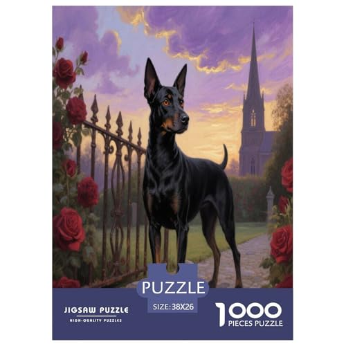Miniatur Manchester Terrier 1000 Teile Puzzle Unmöglich Geschicklichkeitsspiel Für Die Ganze Familie Süße Haustiere Spielzeug Ab 14 Jahren 38x26cm/1000pcs Miniatur Manchester Terrier 1000 Teile Puzzle Unmöglich Geschicklichkeitsspiel Für Die Ganze Familie Süße Haustiere Spielzeug Ab 14 Jahren 38x26cm/1000pcs von JWEGVOSAY